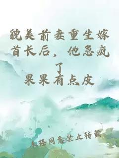 貌美前妻重生嫁首長后，他急瘋了
